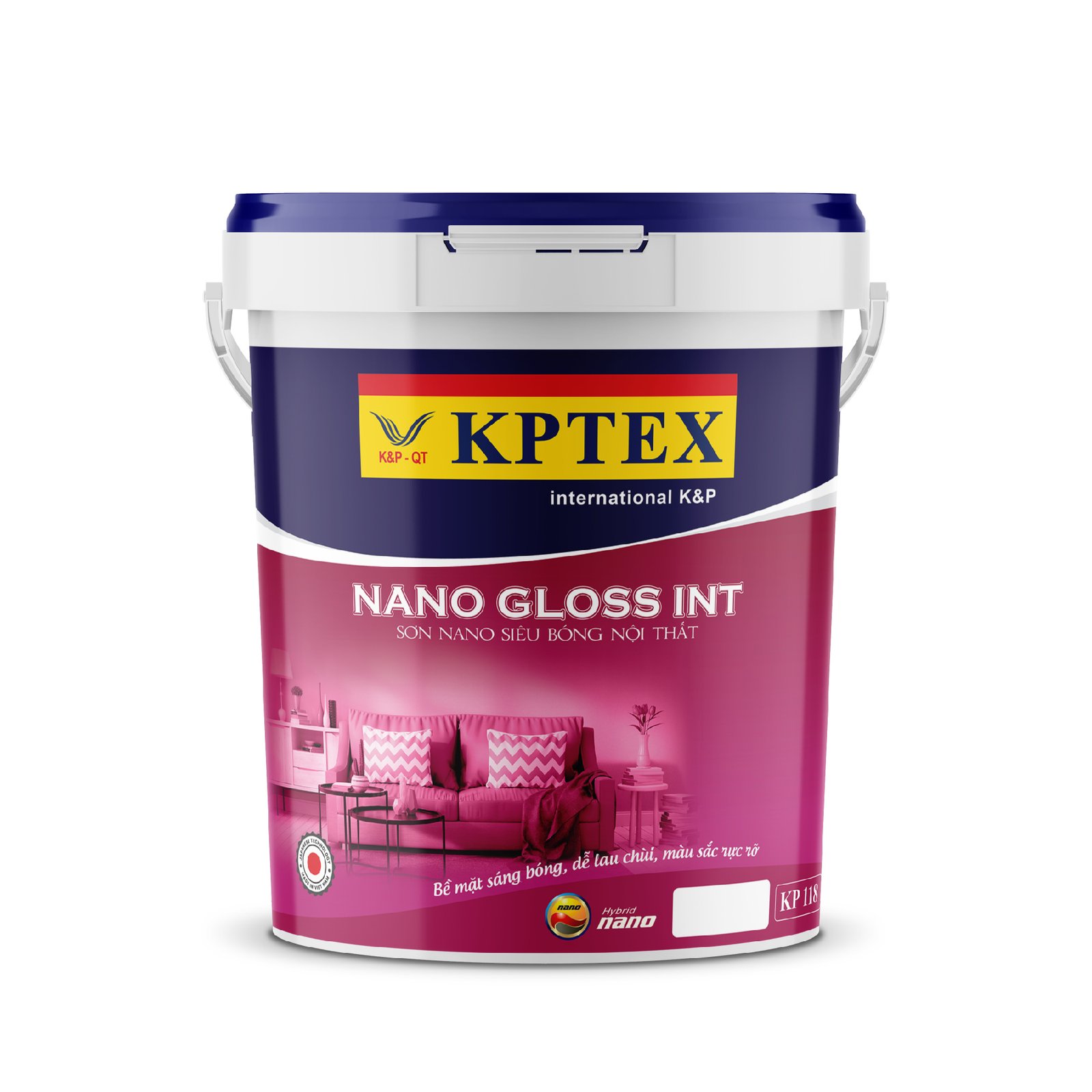 Sơn Nano Siêu Bóng nội thất